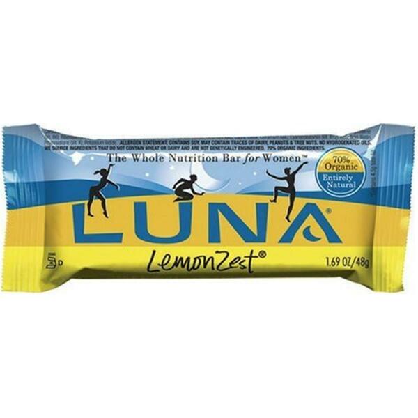 Clif Organic Lemon Zest Luna Bar 30808